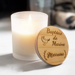 BOUGIE DEMANDE PARRAIN & MARRAINE - CADEAU PERSONNALISE POUR DEMANDE PARRAIN  MARRAINE BAPTEME