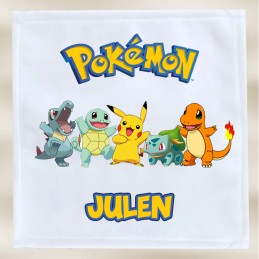 serviette de cantine Pokémon