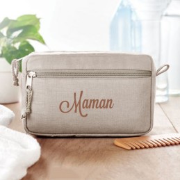 trousse de toilette personnalisée