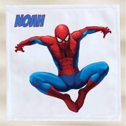 serviette de cantine spiderman