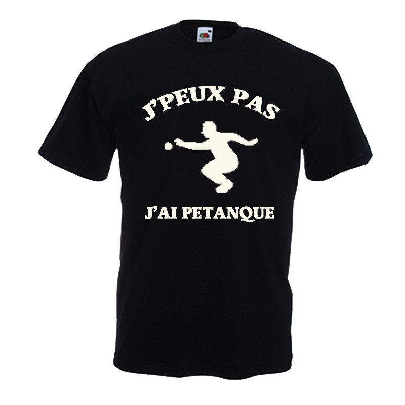 tee shirt humour pétanque