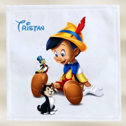 serviette de cantine Pinocchio