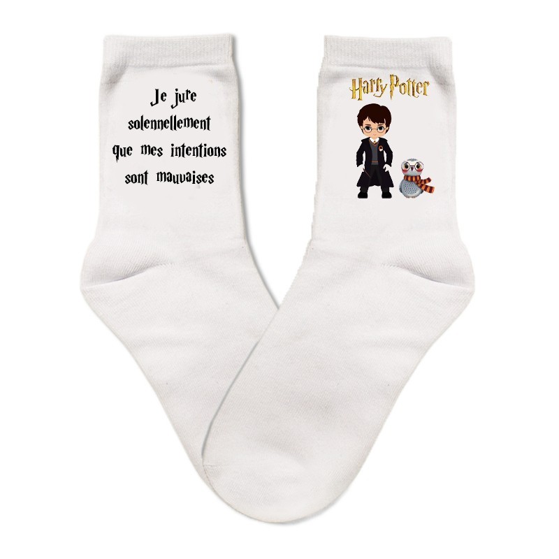 chaussette Harry Potter personnalisée