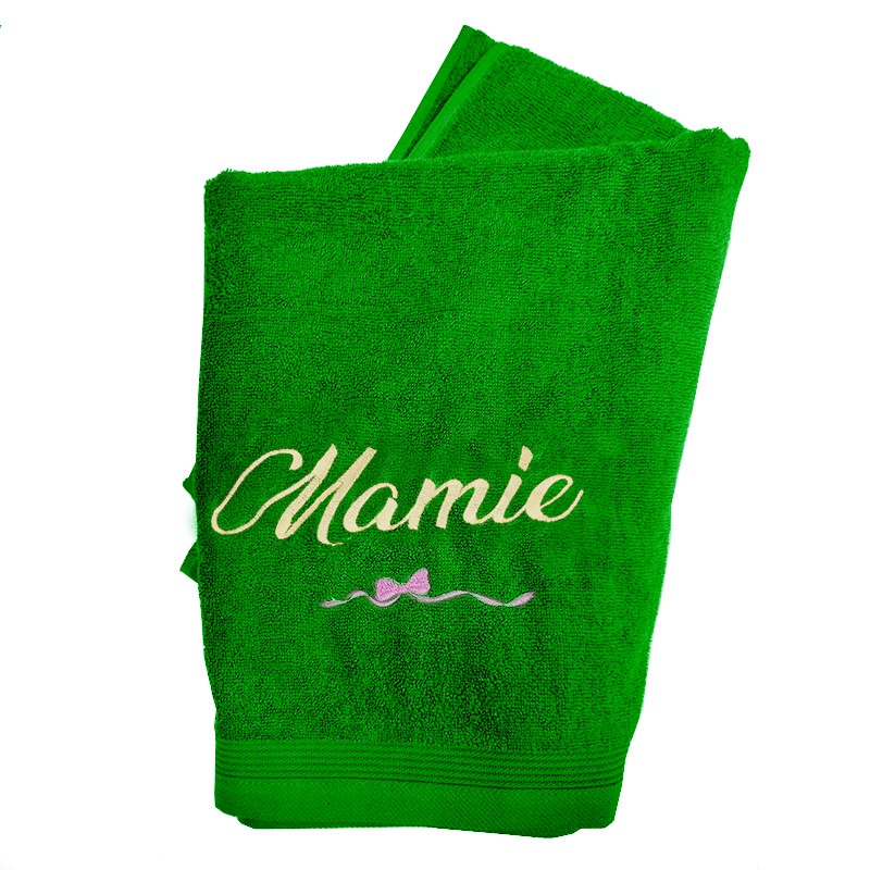 Serviette de toilette personnalisée Serviette de toilette personnalisée