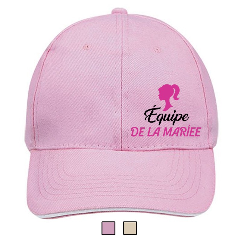 Casquette EVJF personnalisée