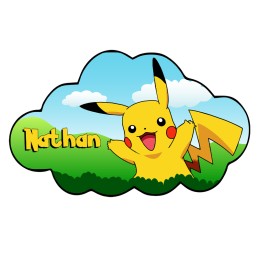 Plaque de porte Pikachu