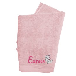 serviette brodée personnalisée
