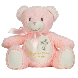 Peluche ours rose...