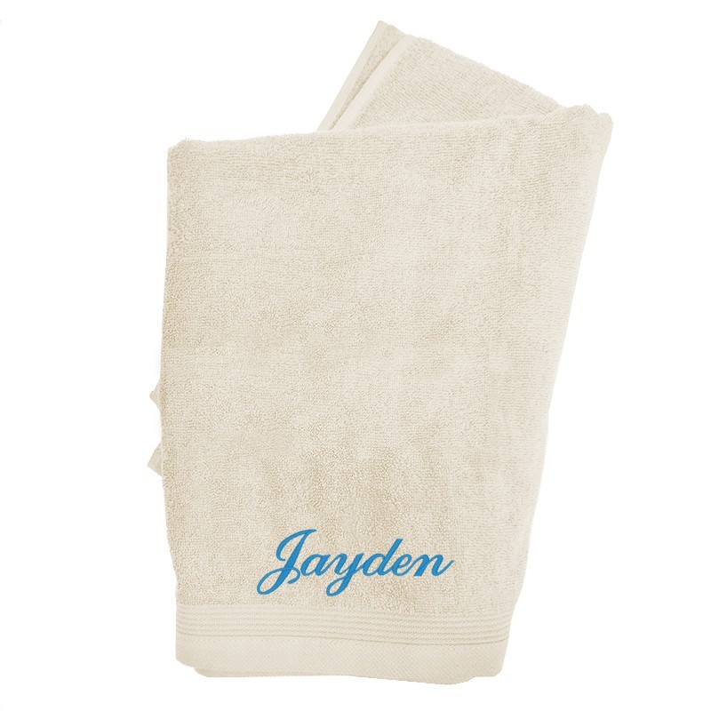 serviette de bain personnalisée