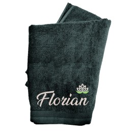 serviette de douche personnalisée