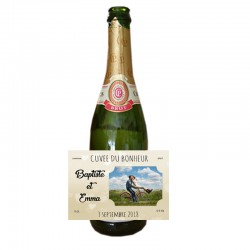 étiquette champagne personnalisée