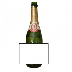 etiquette personnalisée pour bouteille de champagne