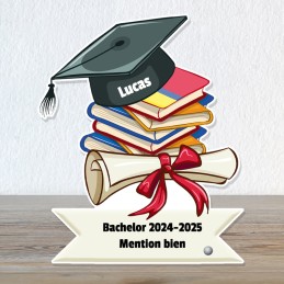 trophée baccalauréat personnalisé