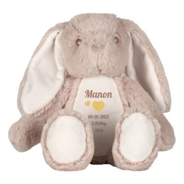 Peluche lapin personnalisée