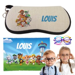 Etui lunette enfant personnalisé Pat Patrouille