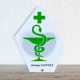 trophée caducée pharmacien