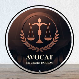 trophée avocat personnalisé