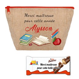 Pochette personnalisée maitresse