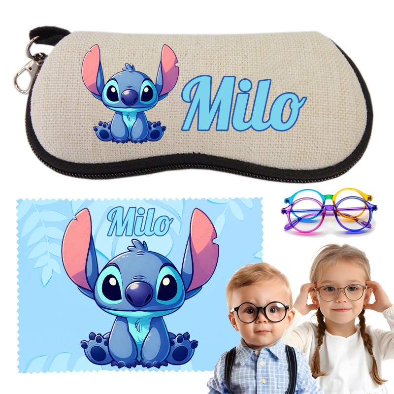 Etui lunette personnalisé Stitch Etui lunette personnalisé Stitch