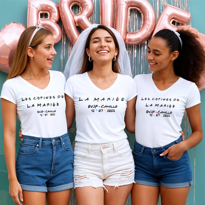 Tee shirt EVJF Friends Tee shirt EVJF Friends