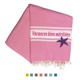 serviette de plage fouta