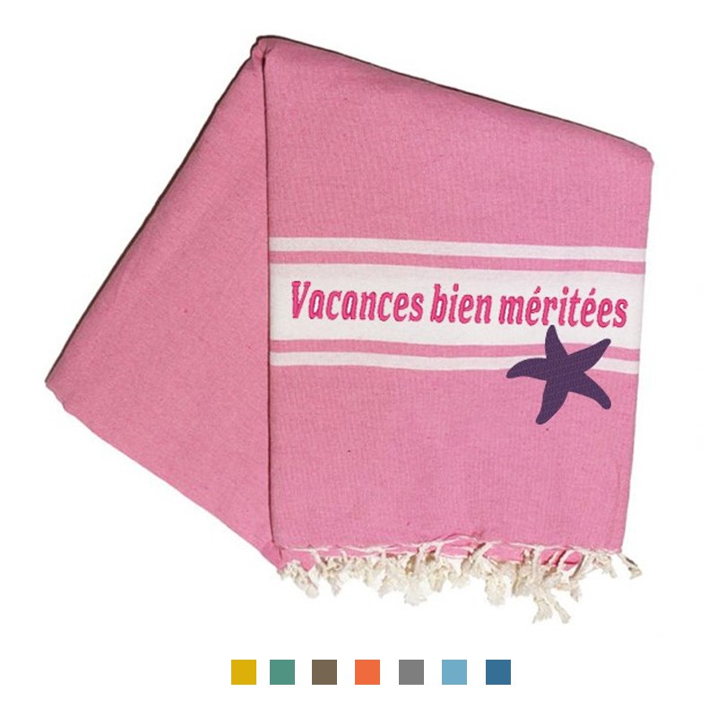 serviette de plage fouta