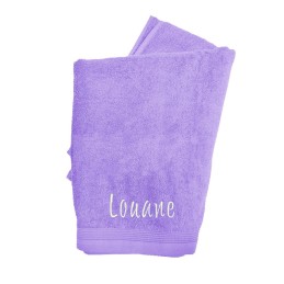 serviette de toilette personnalisée