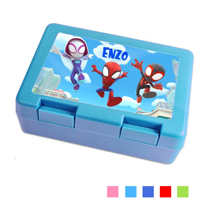 Boite à gouter personnalisée Spidey Boite à gouter personnalisée Spidey