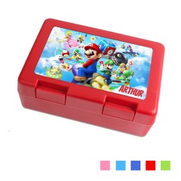 Boite à gouter Mario personnalisée