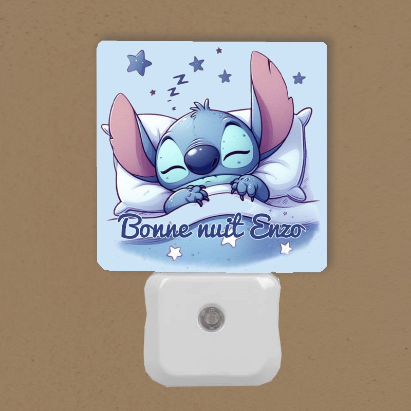 Veilleuse Stitch personnalisée