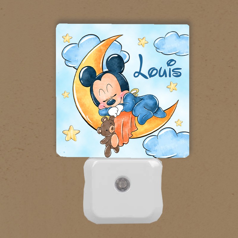 Veilleuse Mickey personnalisée Veilleuse Mickey personnalisée