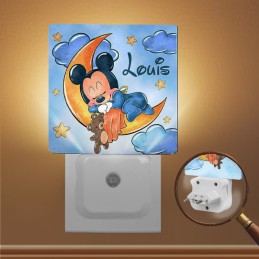 Veilleuse Mickey personnalisée