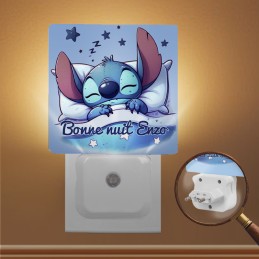 Veilleuse Stitch personnalisée
