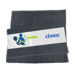 serviette padel personnalisée