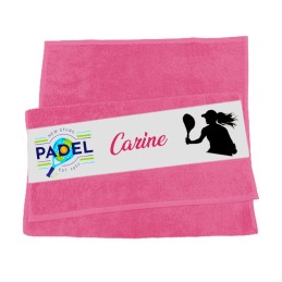 serviette padel personnalisée