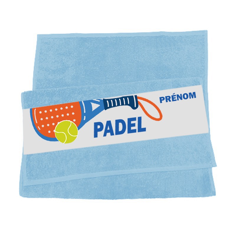 serviette de sport padel personnalisée