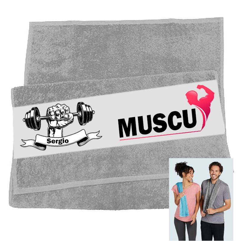 serviette de sport fitness personnalisée