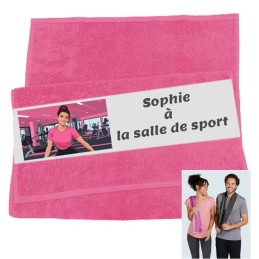serviette de sport fitness personnalisée