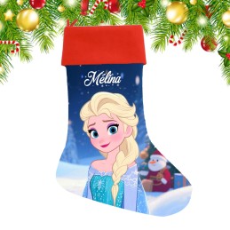 Chaussette Noël reine des neiges