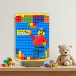 Lampe carrée lego