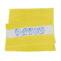 serviette de toilette personnalisée