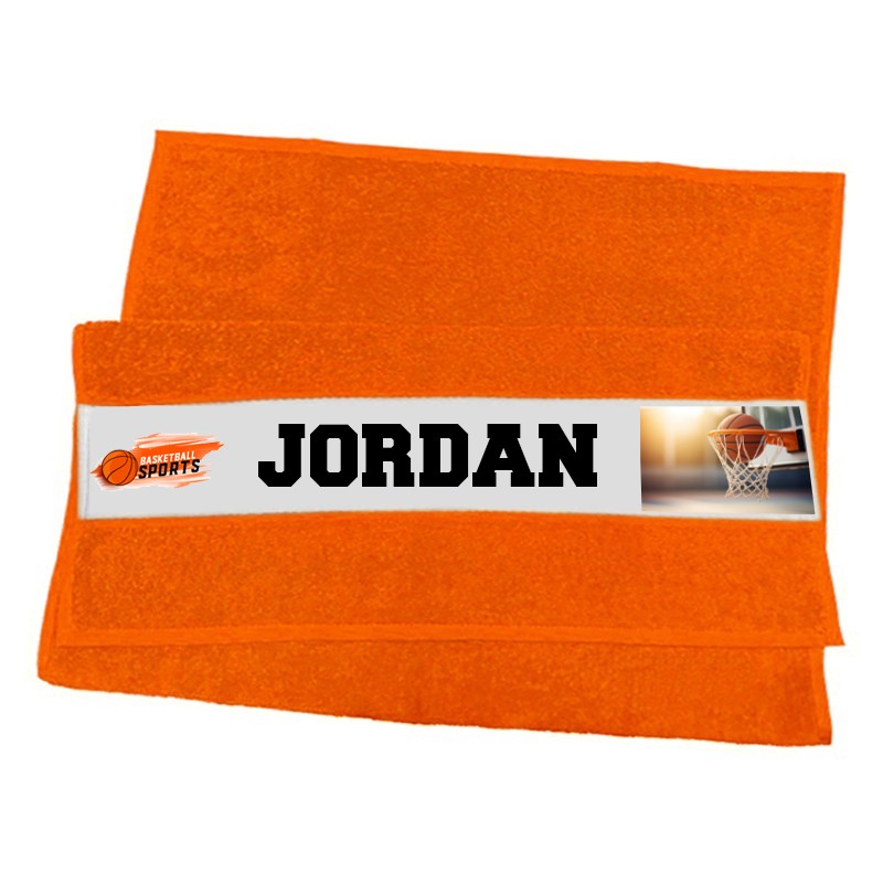 serviette de toilette personnalisée