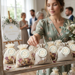 Badge mariage personnalisé