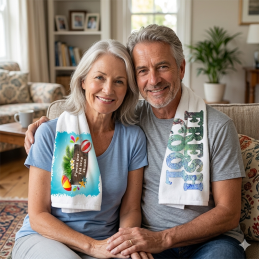 Serviette rafraîchissante personnalisée