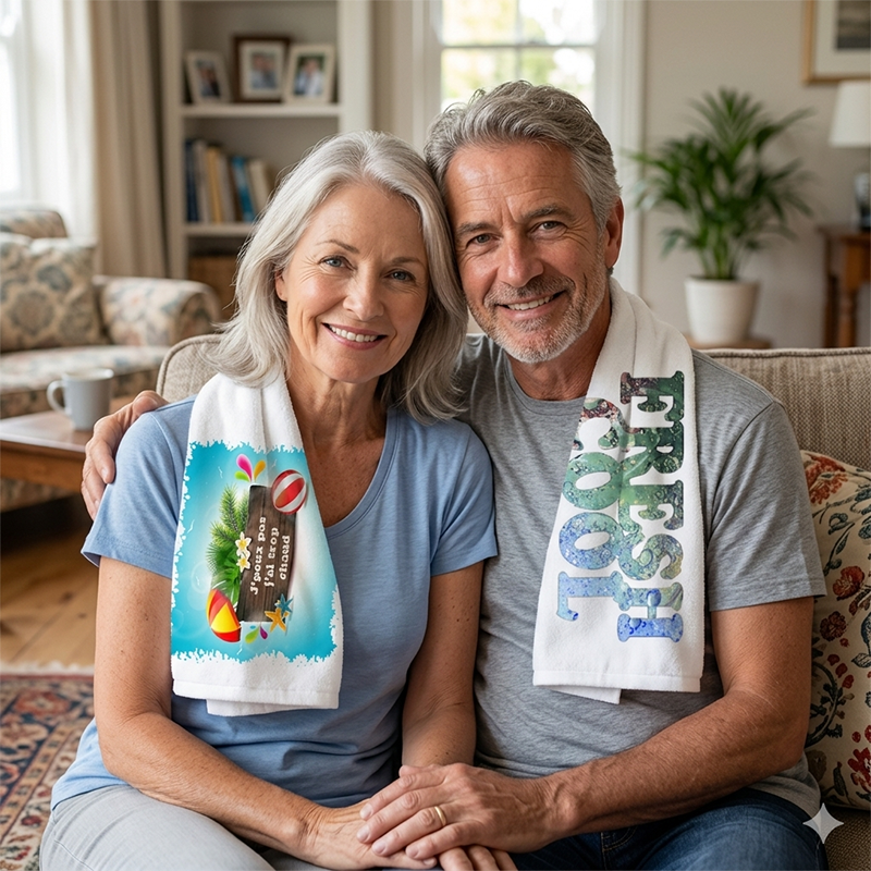 Serviette rafraîchissante personnalisée