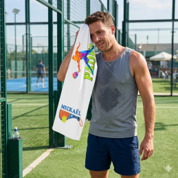 Serviette rafraîchissante padel