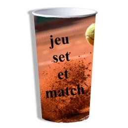 gobelet tennis personnalisable