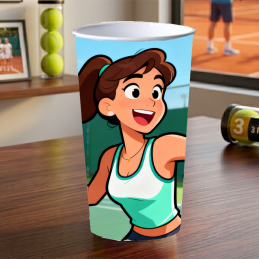 Gobelet personnalisé tennis