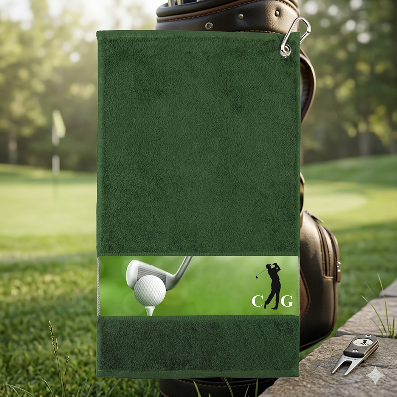 Serviette de golf personnalisée