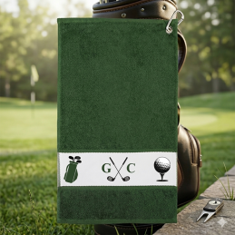 Serviette de golf personnalisée